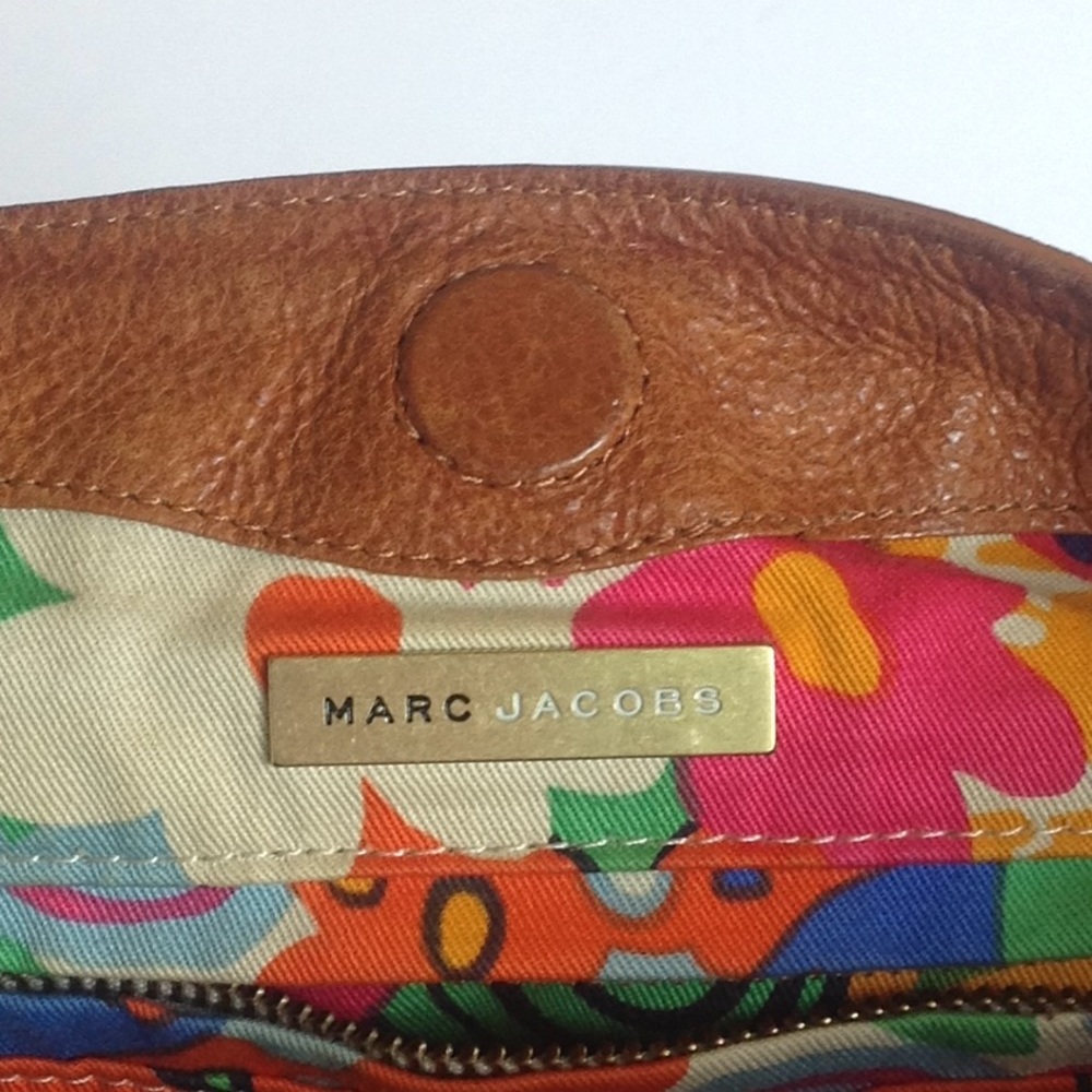 🍃🌺 Marc Jacobs - 'Coral Leather Shoulder' Bag - Picture 6 of 8